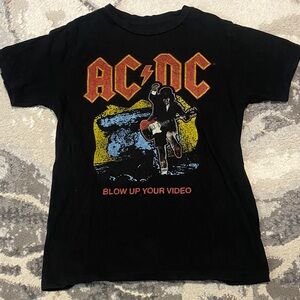 ACDC Black and Yellow Graphic Tee